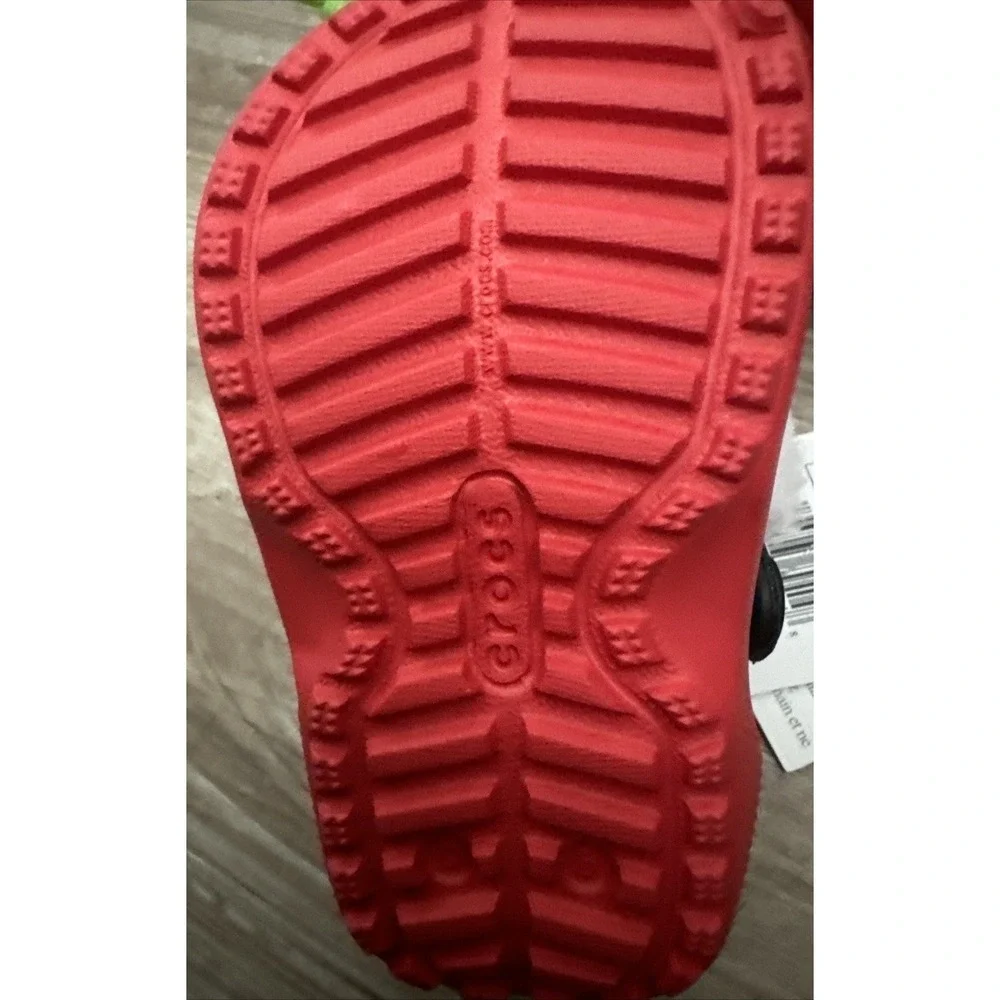 Crocs Classic Lined Santa Christmas Clogs Youth‎ cozy winter Children's 5